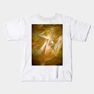 Happy Accident Luminous Ghost Fish Painting - Section 1 Kids T-Shirt